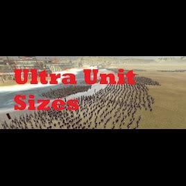Ultra unit size .